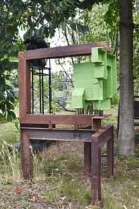 Green corner f&uuml;r den Garten aus Stahl geschnitten in Leipzig